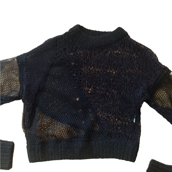 Helmut lang cropped  web sweater - Picture 4 of 12